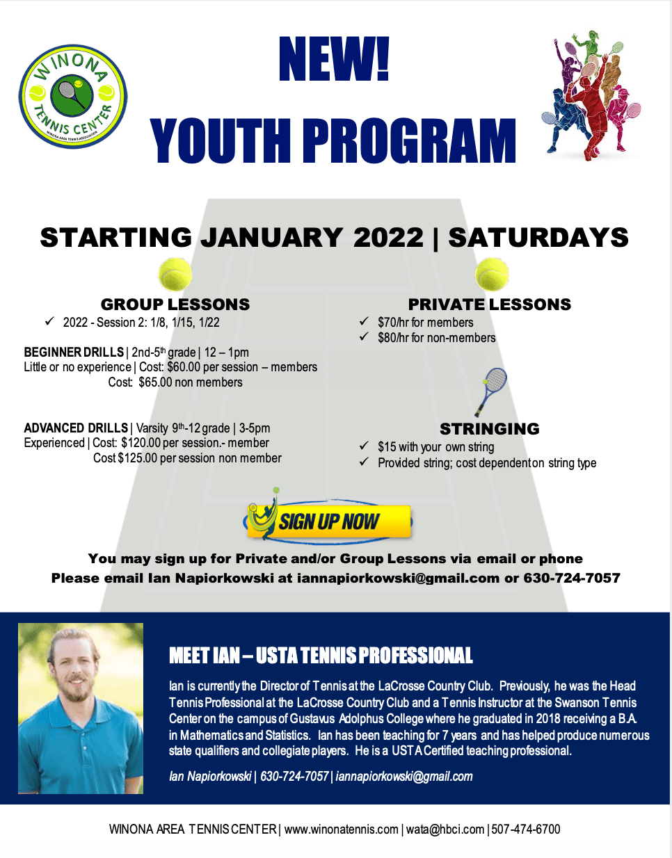 Junior Tennis Programs, Tennis Lessons for Kids